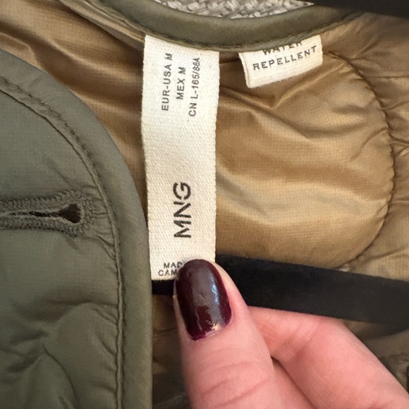 Olive Quilted Jacket - Picture 7 of 11